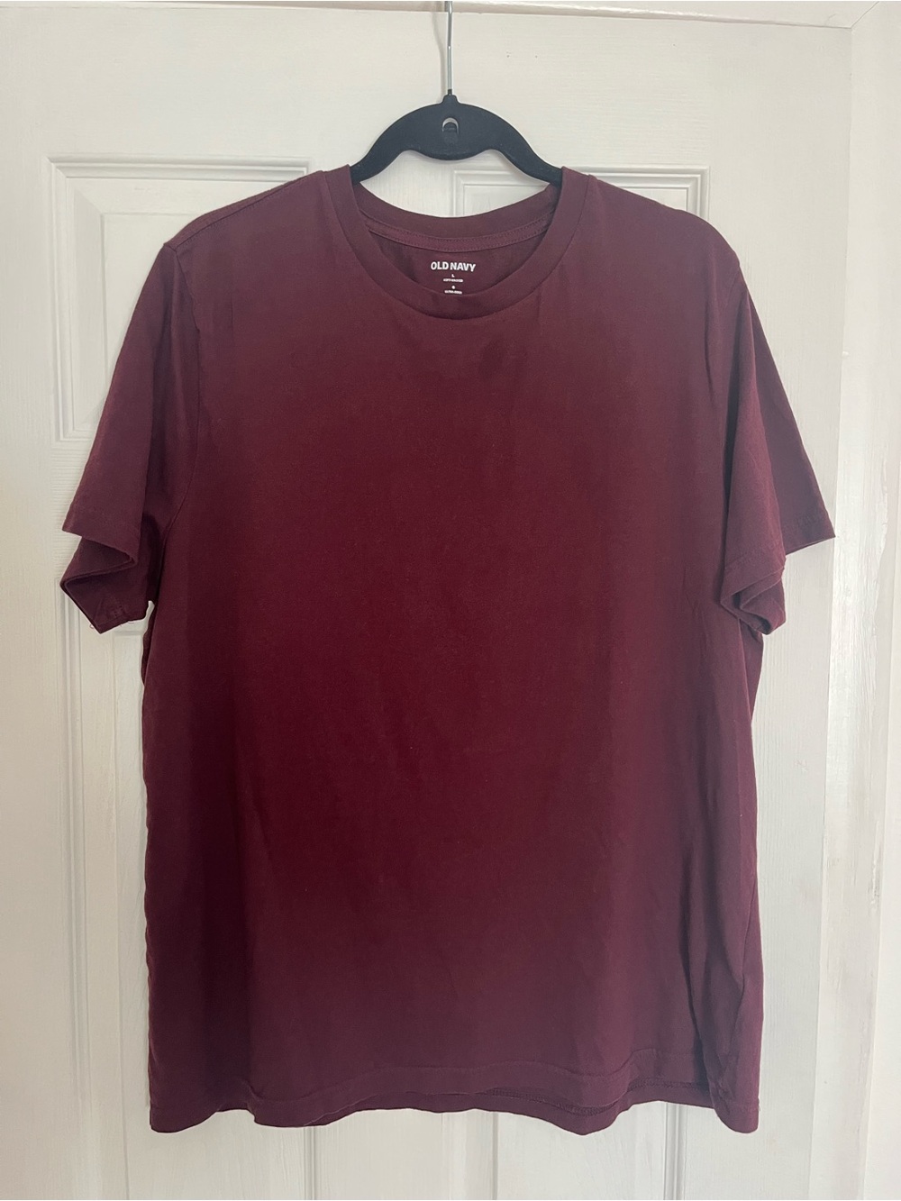 Old Navy Maroon Short Sleeve Crew Neck T-Shirt